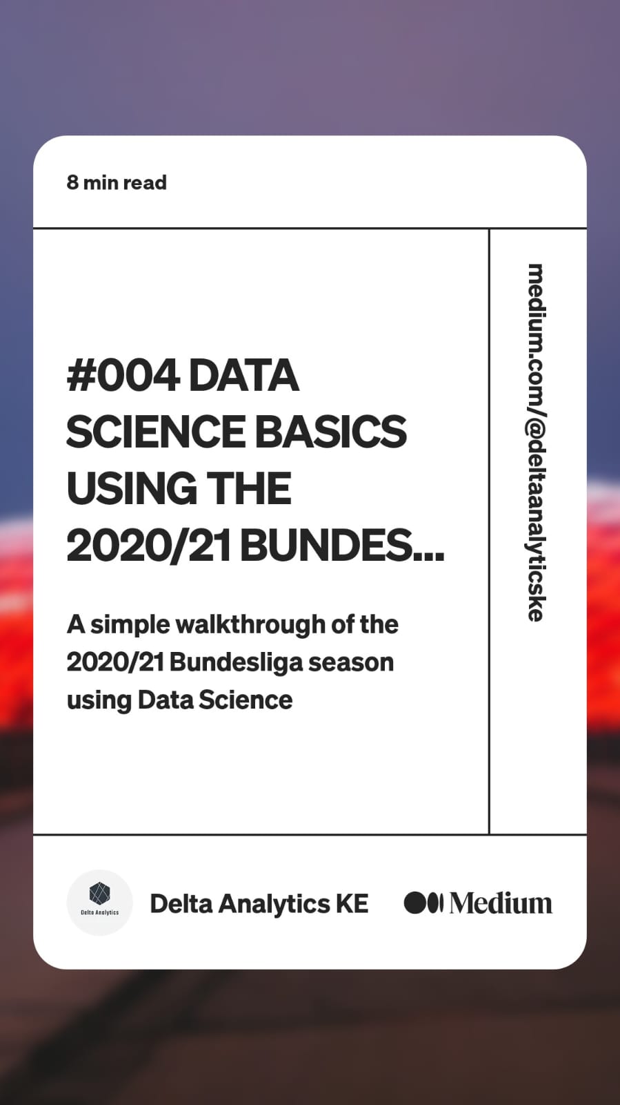 Data Science and Bundesliga